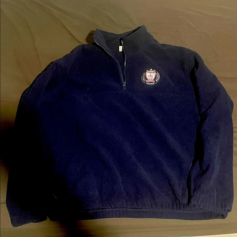 Augusta Sportswear Navy Zip Up Sweater